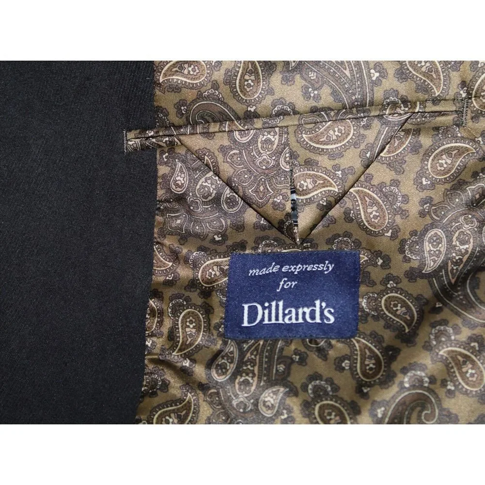 Ralph Lauren Blue Label Dark Brown‎ Blazer Sport Coat Mens Size 46 Long